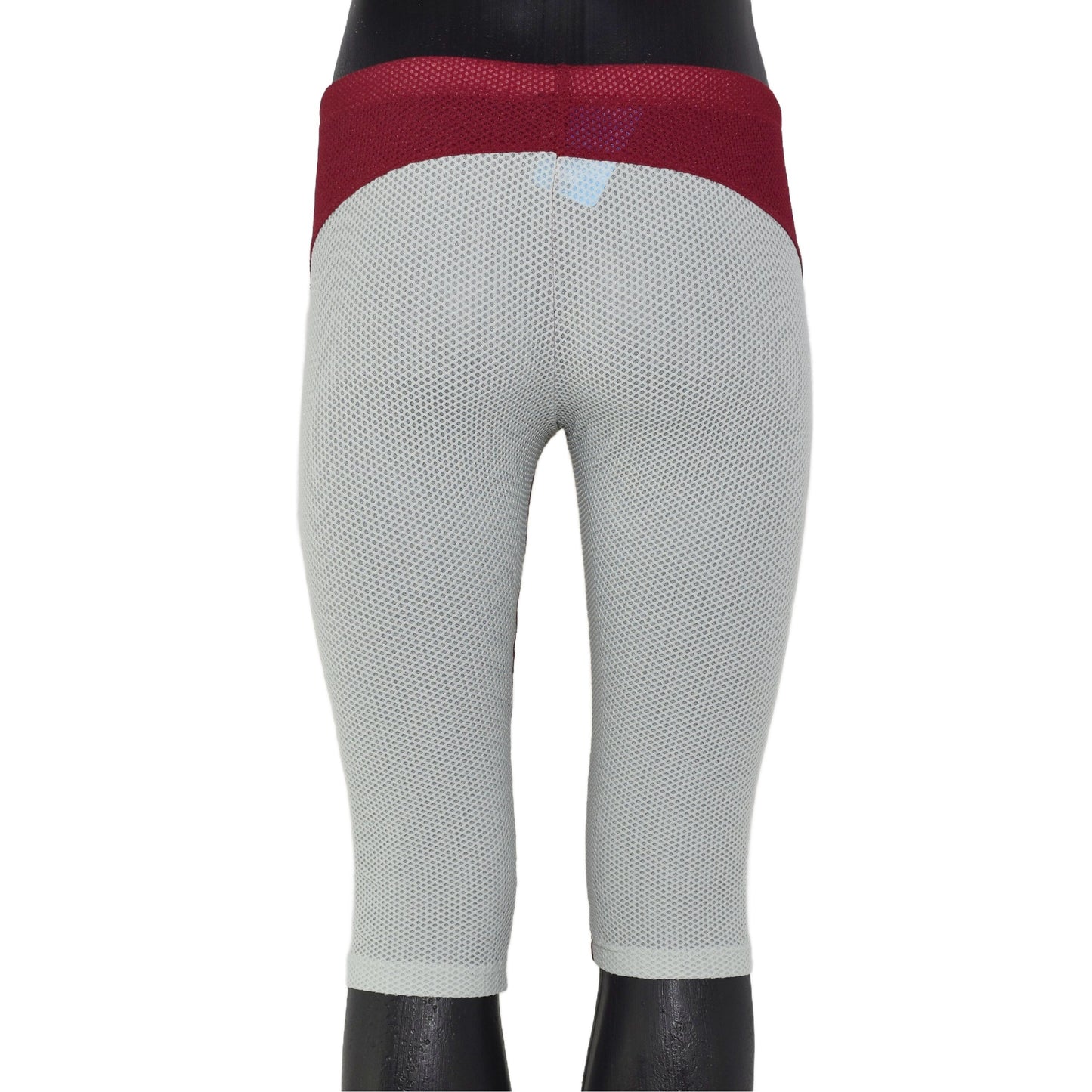 Knielange Netzstoff Sporthose Freizeithose mit Kordel