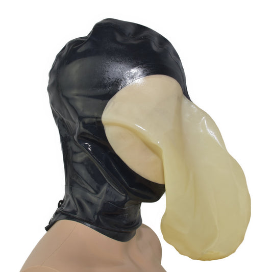 Latex Mask breath control Handmade