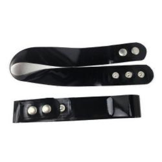 Latex Rüschen Shorts Schritt offen