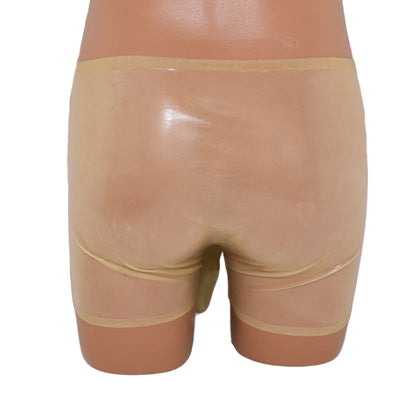 Latex shorts with hose