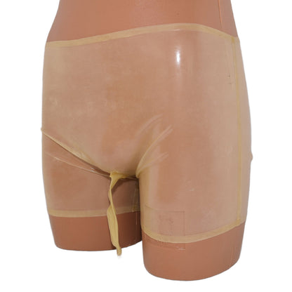 Latex shorts with hose