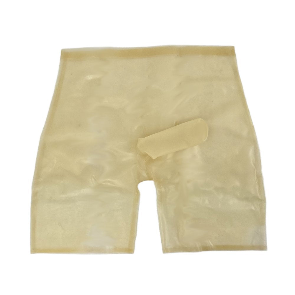 Latex shorts with hose
