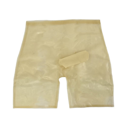 Latex shorts with hose