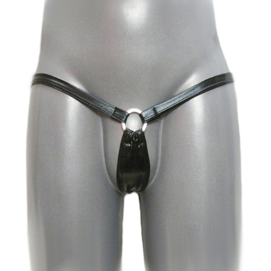 Black Onyx Ring Chip Thong