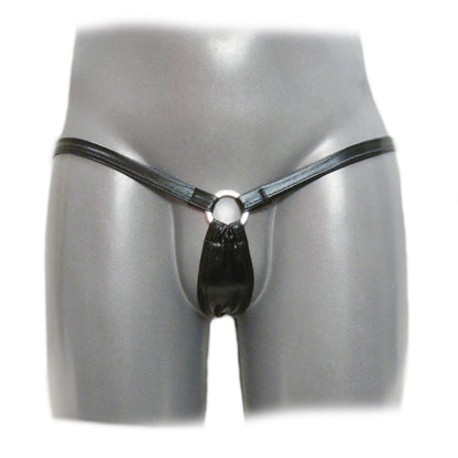 Black Onyx Ring Chip Thong