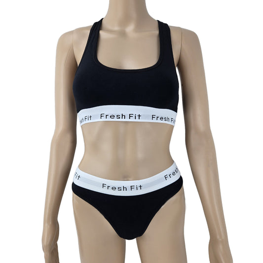 Damen Sport Set Top und String