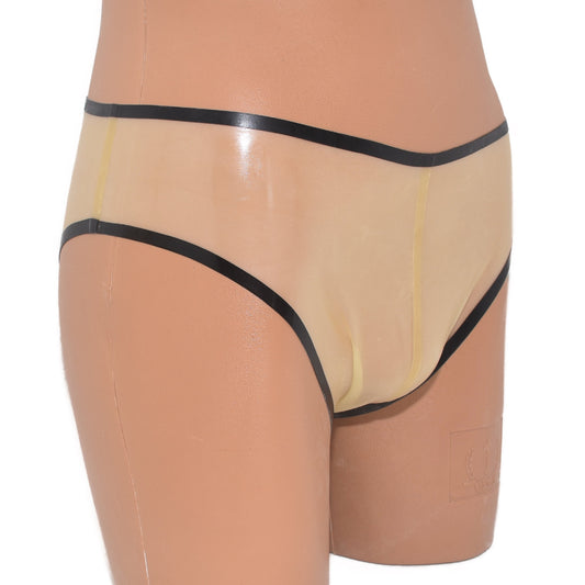 Latex Slip Transparent - Schwarzer Rand