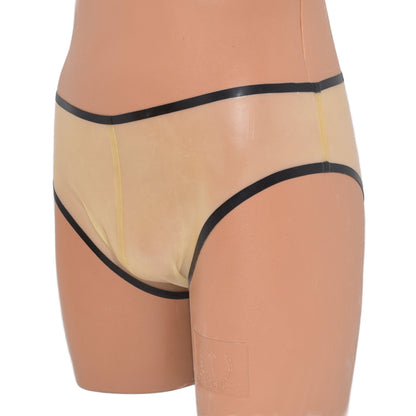 Latex Slip Transparent - Schwarzer Rand