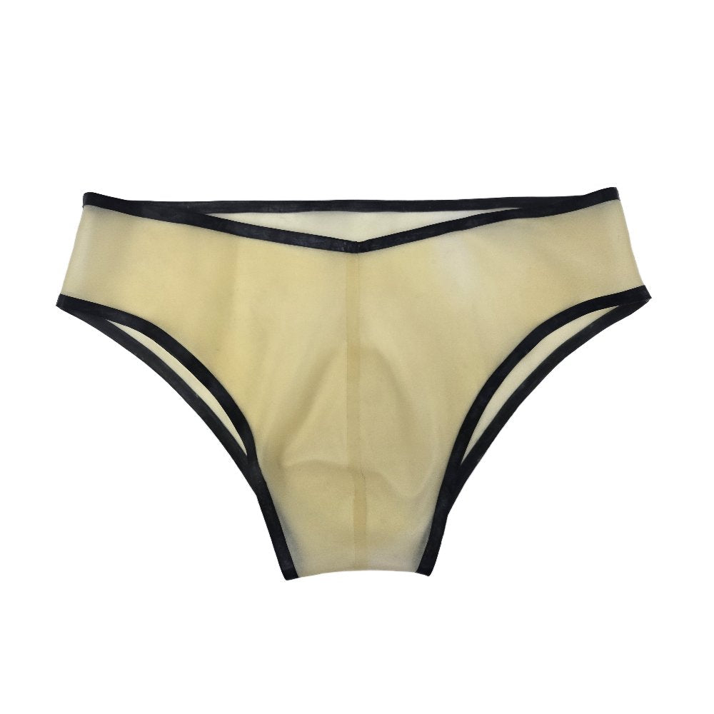 Latex Slip Transparent - Schwarzer Rand