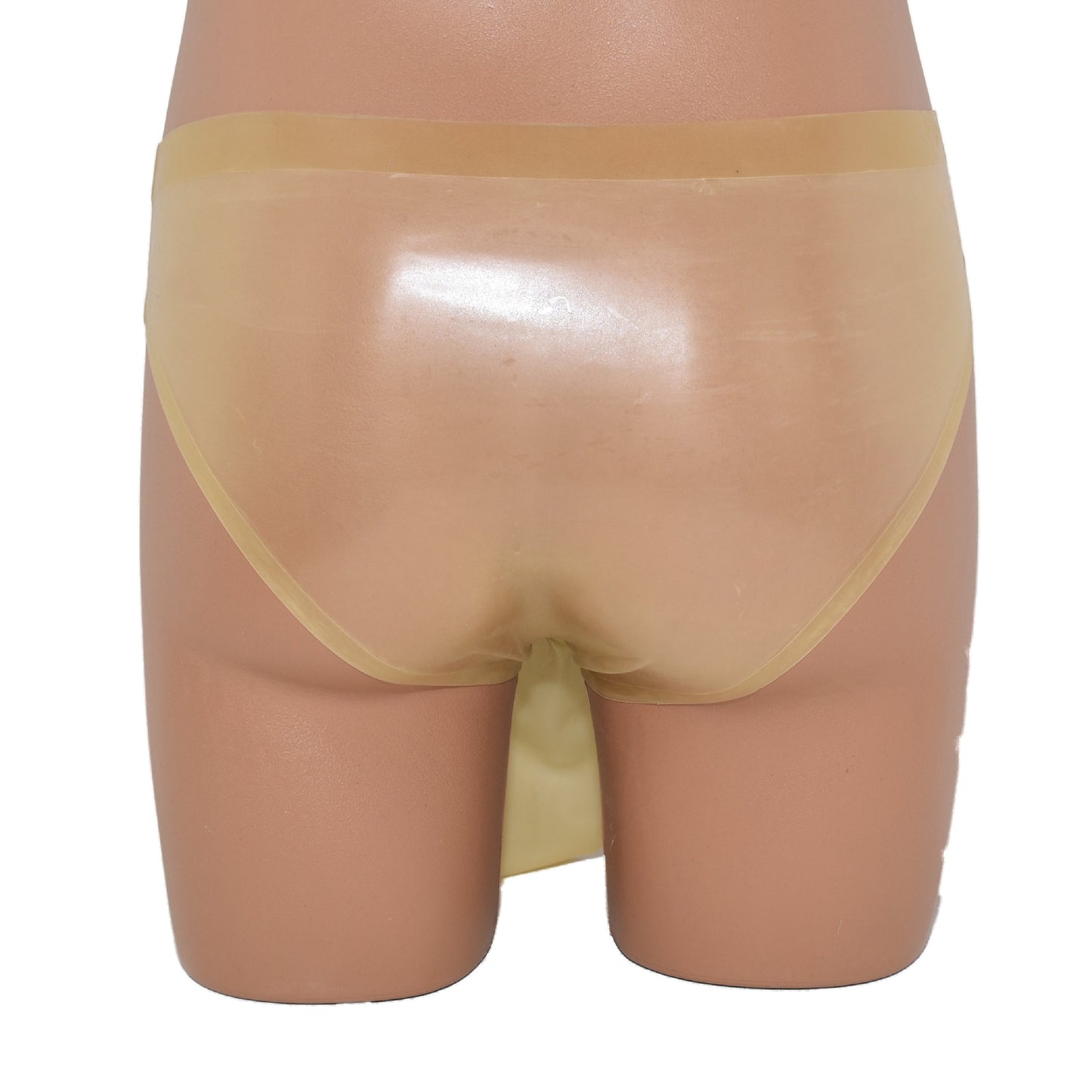 Latex Slip  mit Riffelkondom