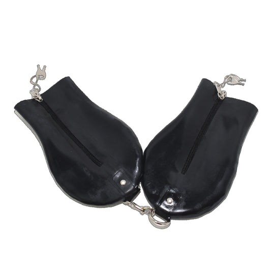 Latex Fäustling 1mm stark - Reißverschluss abschließbar