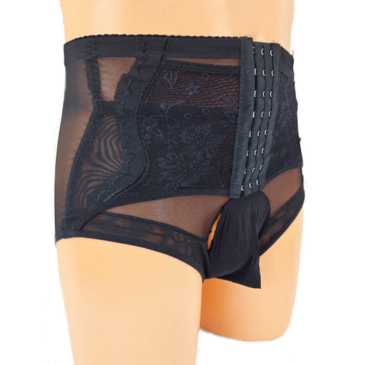 Men Waist Corsets Slimming Body Shaper Beutel seitlich offen