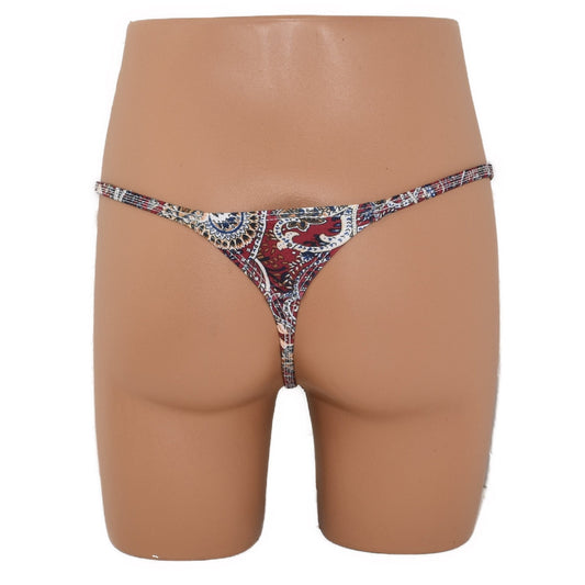 Mens thong bulge pouch thong