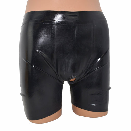 Latex Shorts mit Cockring