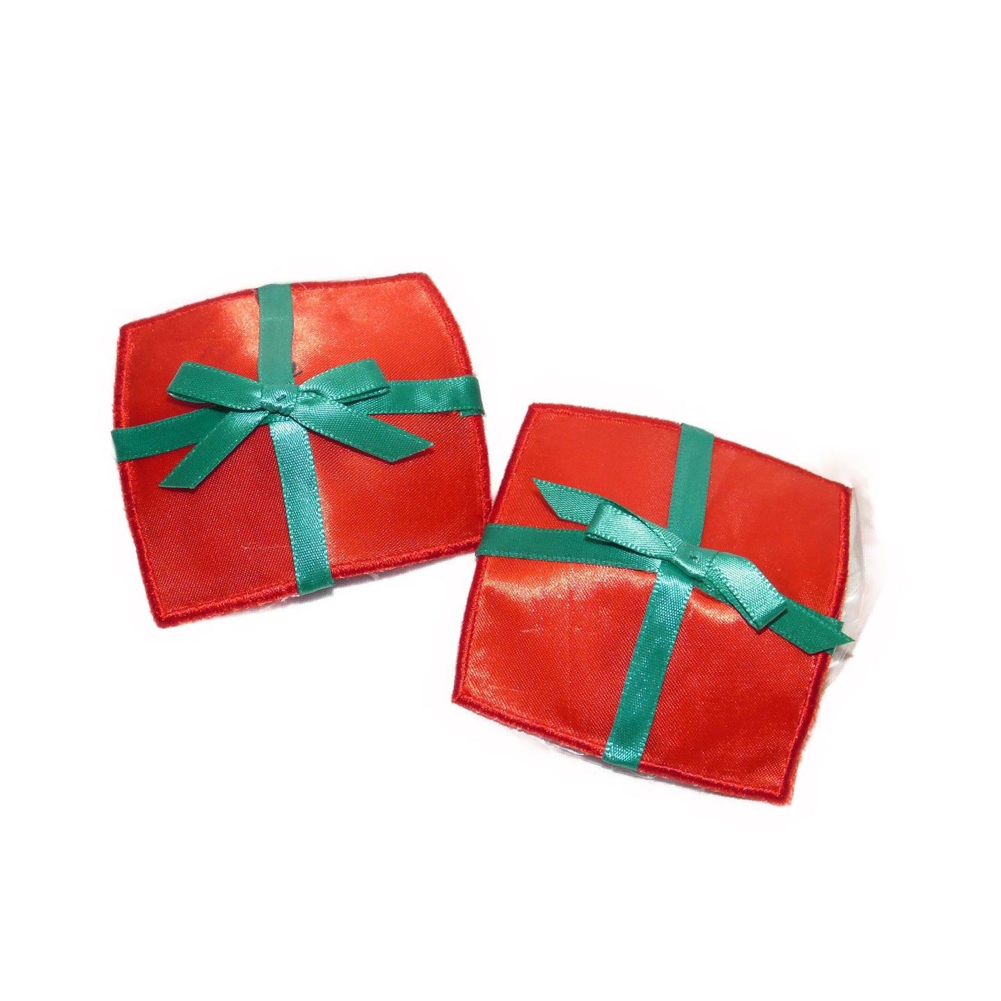 Nippel Cover Geschenk rot Schleife grün
