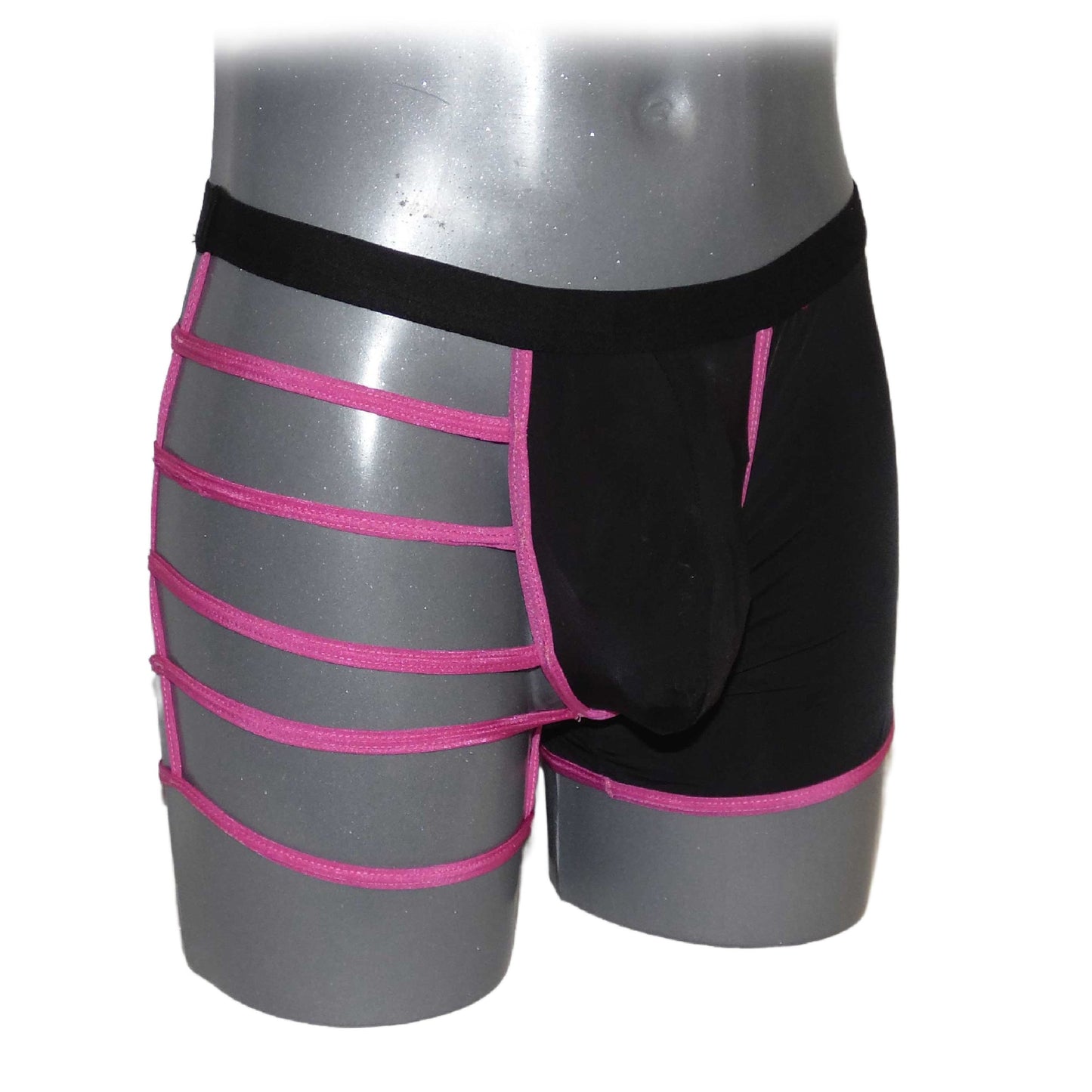 Asymmetrische Boxer rosa