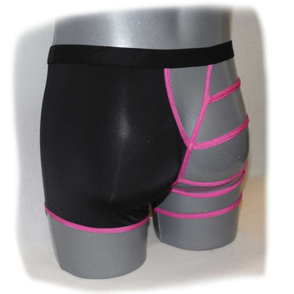 Asymmetrische Boxer rosa