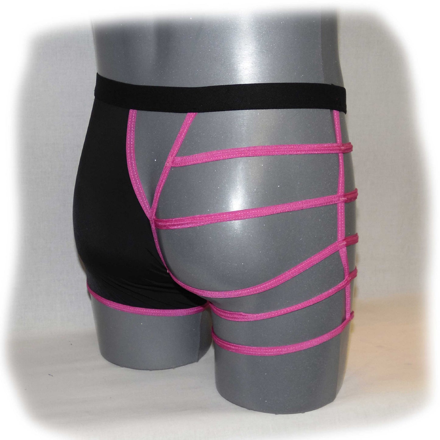 Asymmetrische Boxer rosa