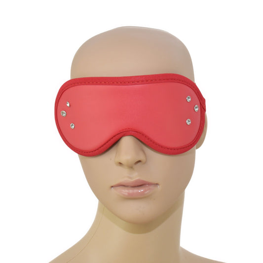 Augenmaske mit Strasssteinen