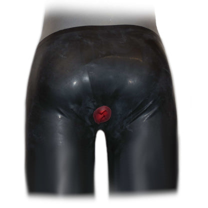 Latex Boxer Short Reißverschluss vorne und Schlauch hinten