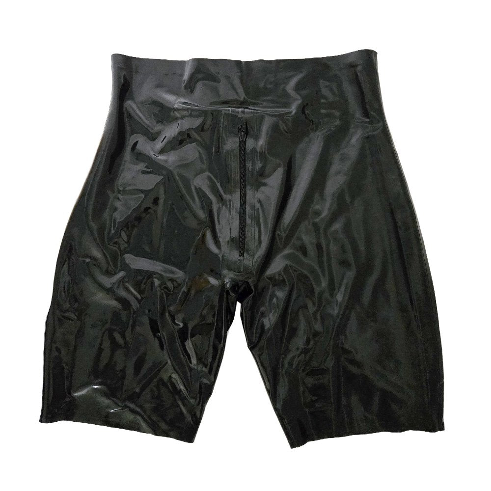 Latex Boxer Short Reißverschluss vorne und Schlauch hinten
