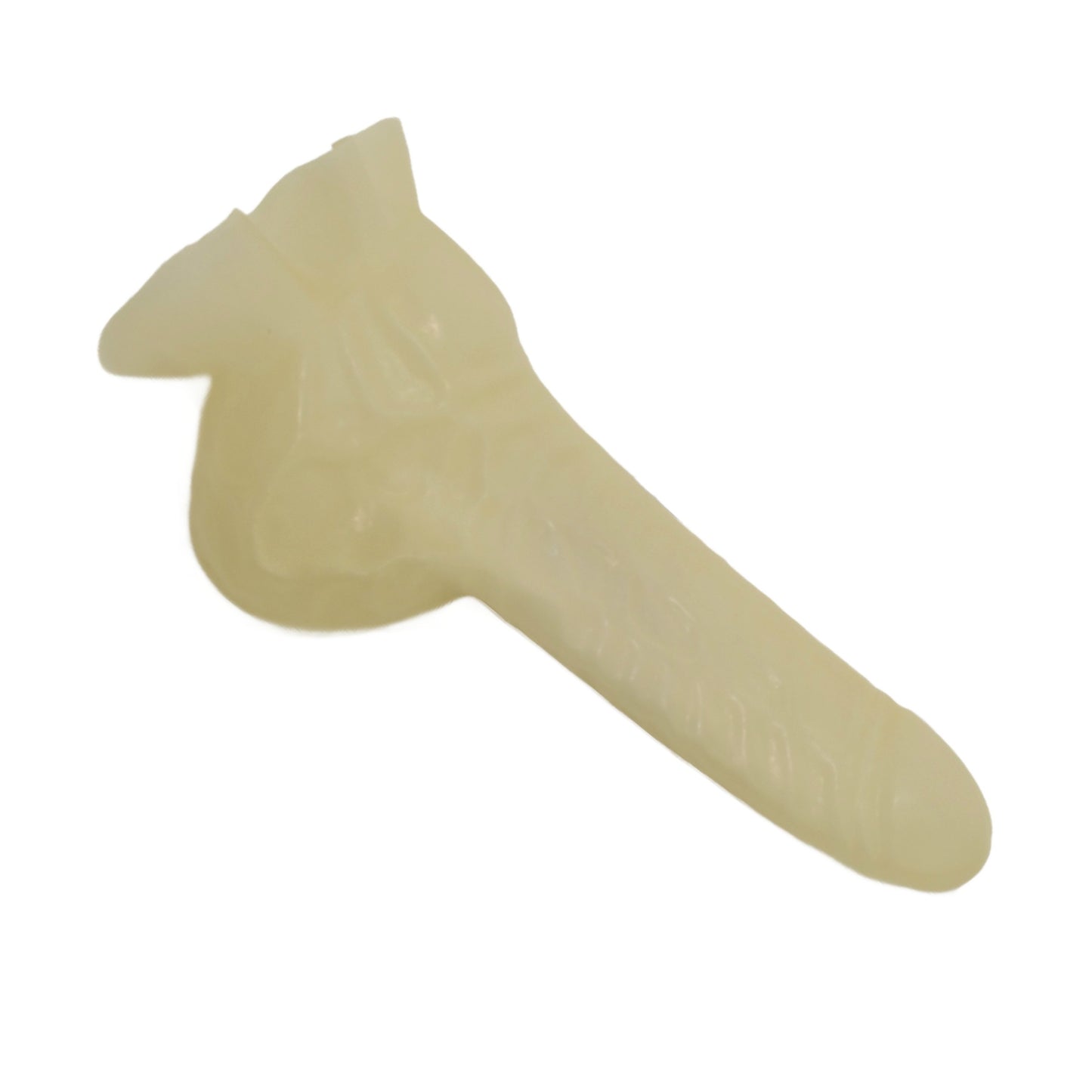 Latex Rifflecondom mit Hodensack 18 cm