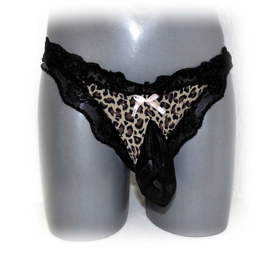 Men Lingerie Underwear Stretch String with Bulge Pouch