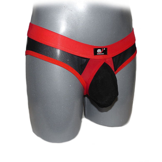 Slip mit extra Platz für das beste Stück transparent