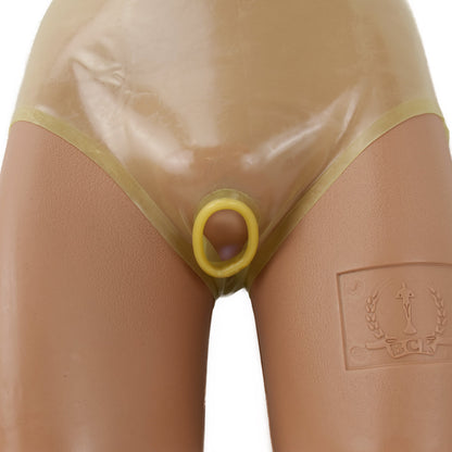 Latex Slip ouvert transparent