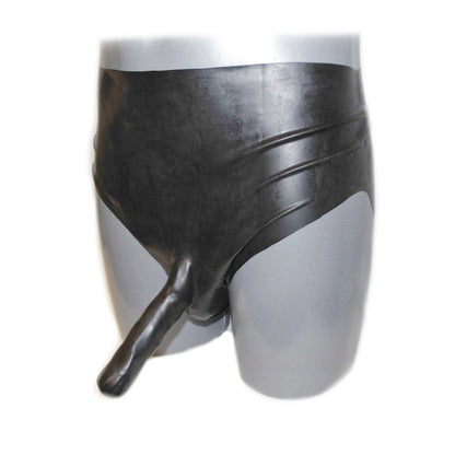 Mens short with condom 12 cm