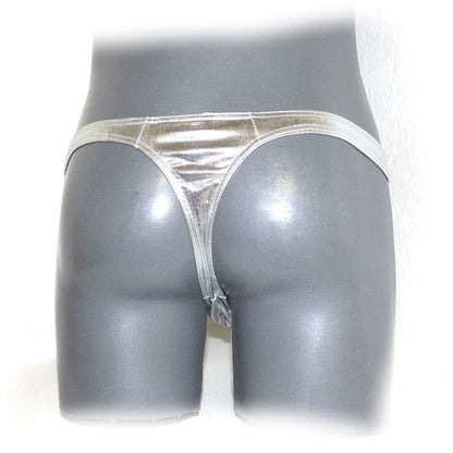 T-Pants Thong Underwear Men fashion trade seidig glänzend