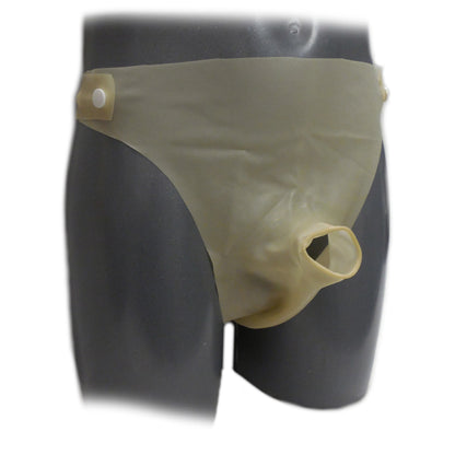 Latex  Rüsselslip ouvert seitlich zum öffnen 3 Knöpfe