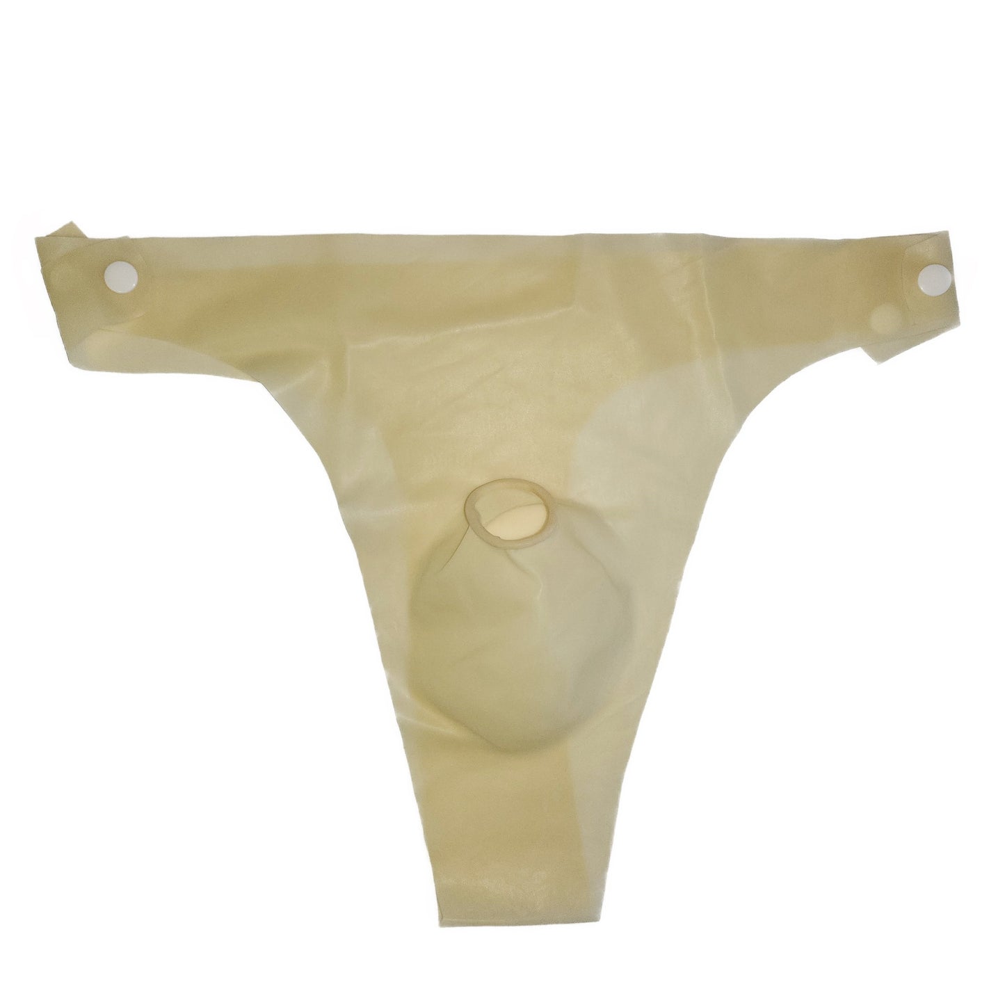 Latex  Rüsselslip ouvert seitlich zum öffnen 3 Knöpfe