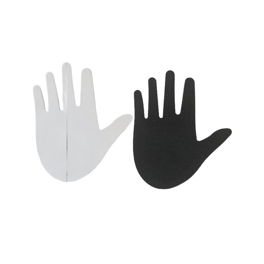 Nippelcover Aufkleber Hand ca. 7,5 cm lang