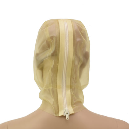 Latex Mask breath control light transparent