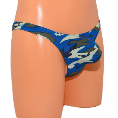 Fashion Mens StringUnderwear Bulge Youthful Camouflage