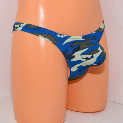 Fashion Mens StringUnderwear Bulge Youthful Camouflage