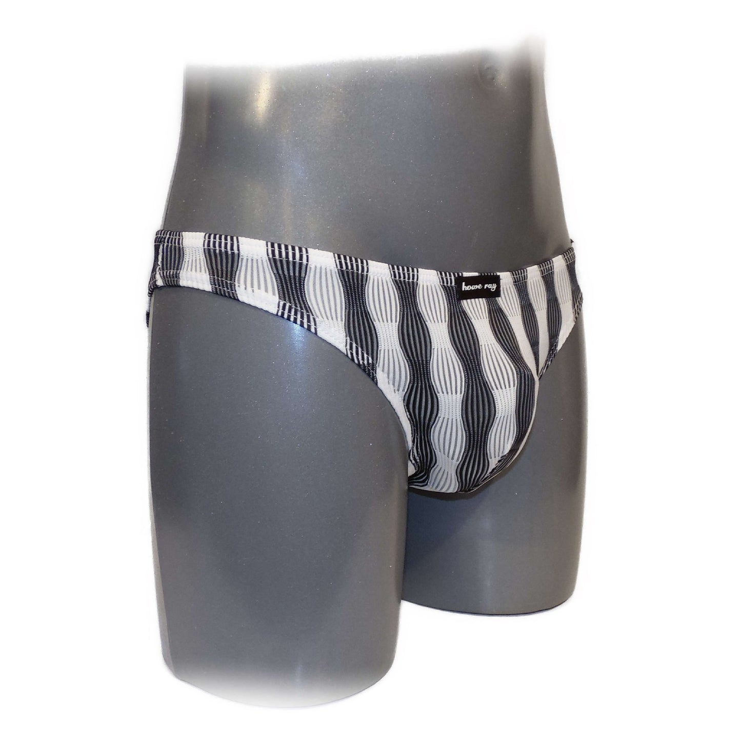 Mens Slips bulge pouch Slip Streifen