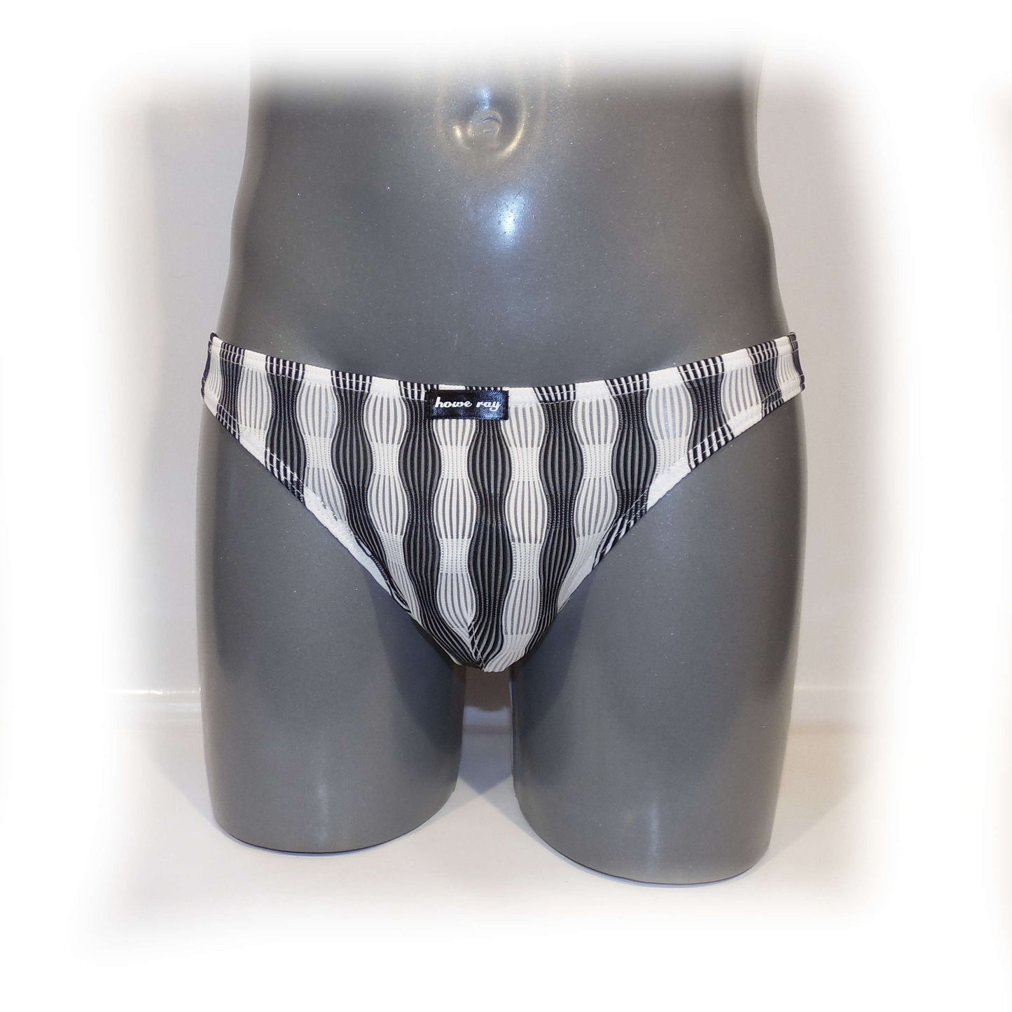 Mens Slips bulge pouch Slip Streifen