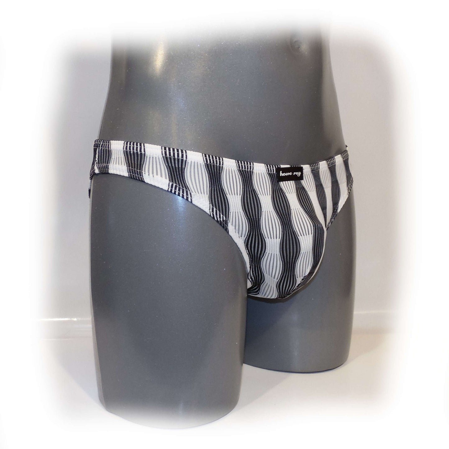 Mens Slips bulge pouch Slip Streifen