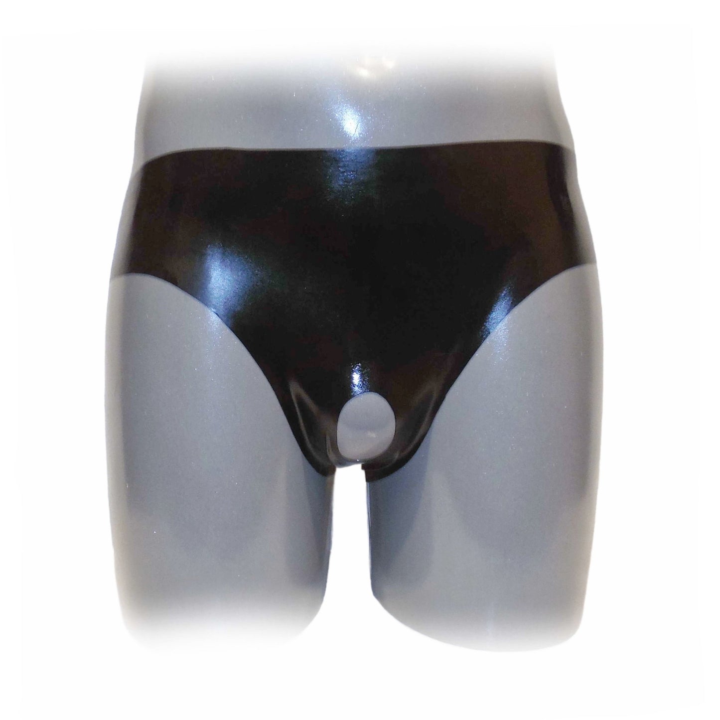 Latex Slip Oval Penisöffnung heiß