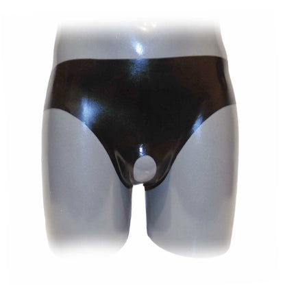 Latex Slip Oval Penisöffnung heiß