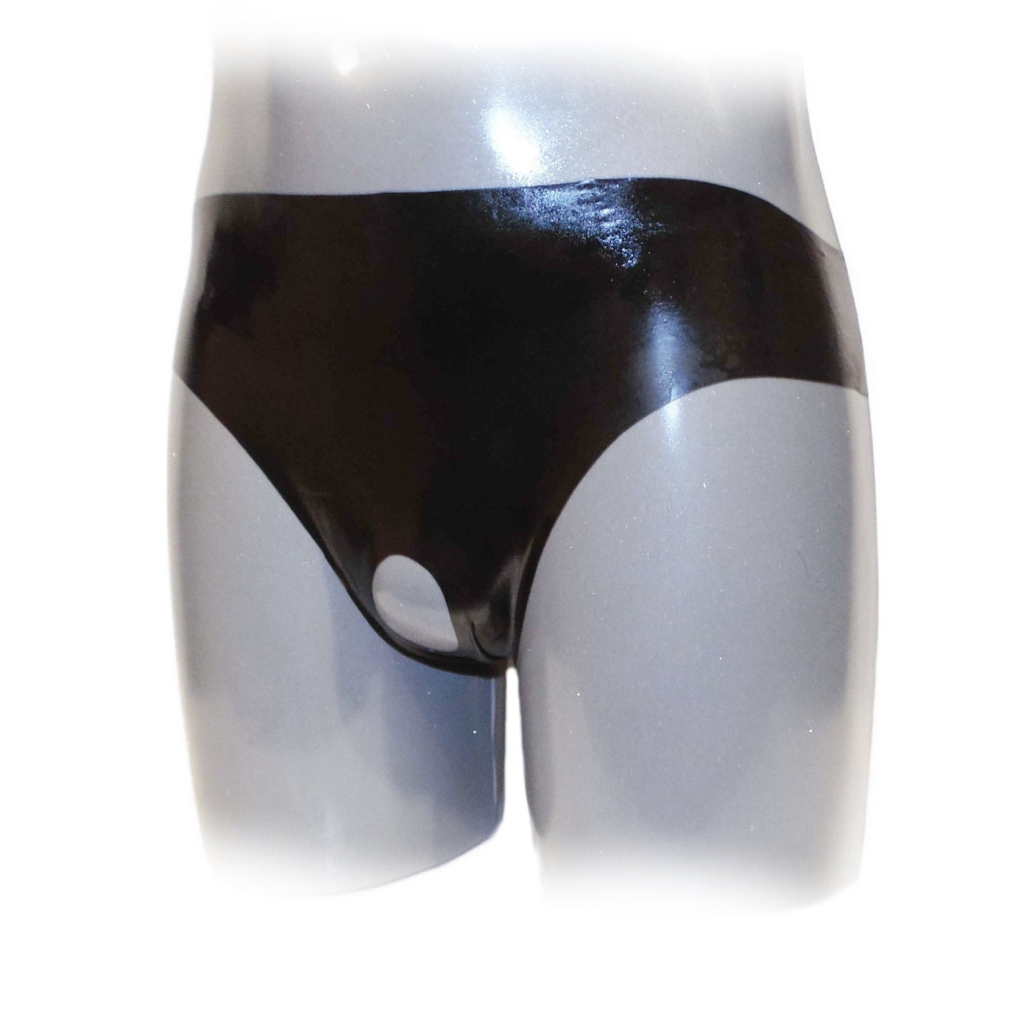 Latex Slip Oval Penisöffnung heiß