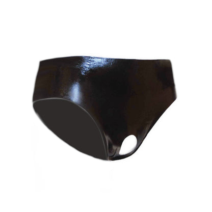 Latex Slip Oval Penisöffnung heiß