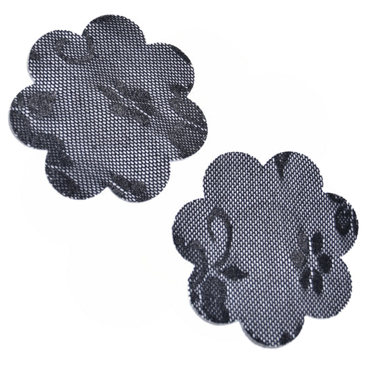 Nippelcover Aufkleber Blume Spitze 8 cm