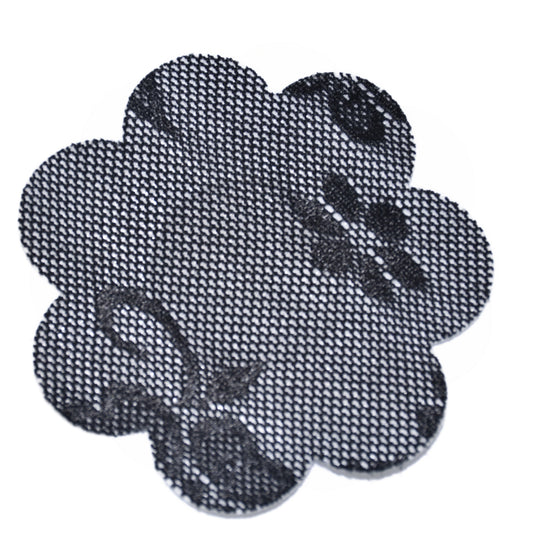 Nippelcover Aufkleber Blume Spitze 8 cm