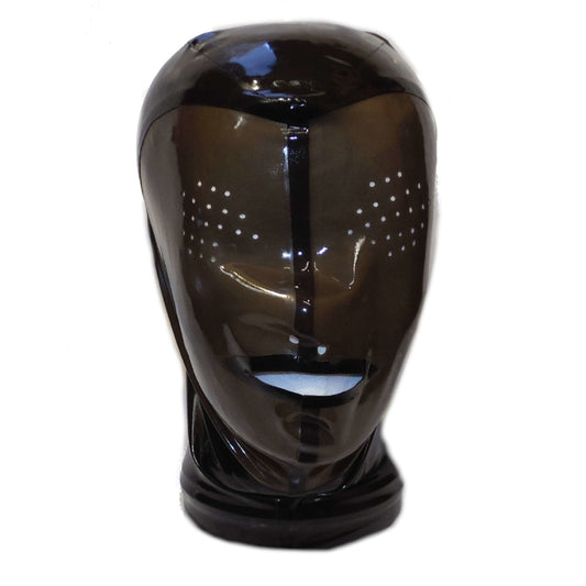 Latex Maske Grau/Schwarz - 0,3 mm