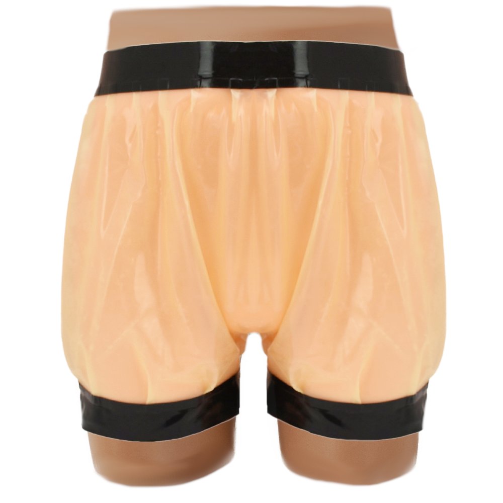 Latex Pluder-Hose mit dichtem Bund an Bauch und Beinen