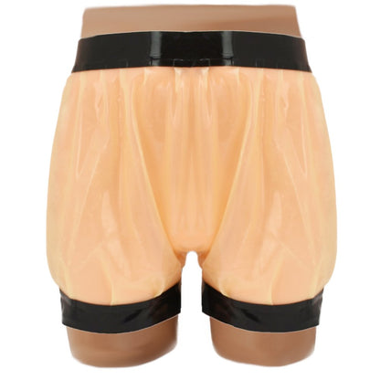 Latex Pluder-Hose mit dichtem Bund an Bauch und Beinen