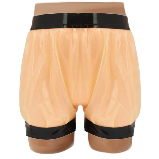 Latex Pluder-Hose mit dichtem Bund an Bauch und Beinen